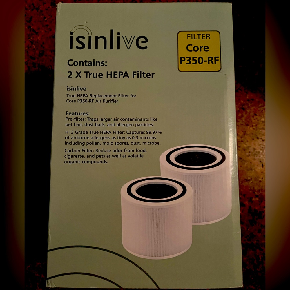 NIB Isinlive Core P350-RF True HEPA Pet Care Replacement Filter